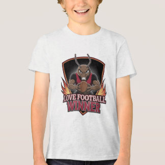 I love football  t shirt