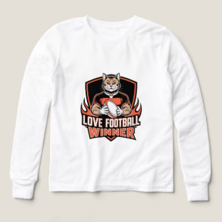 I love football  t shirt