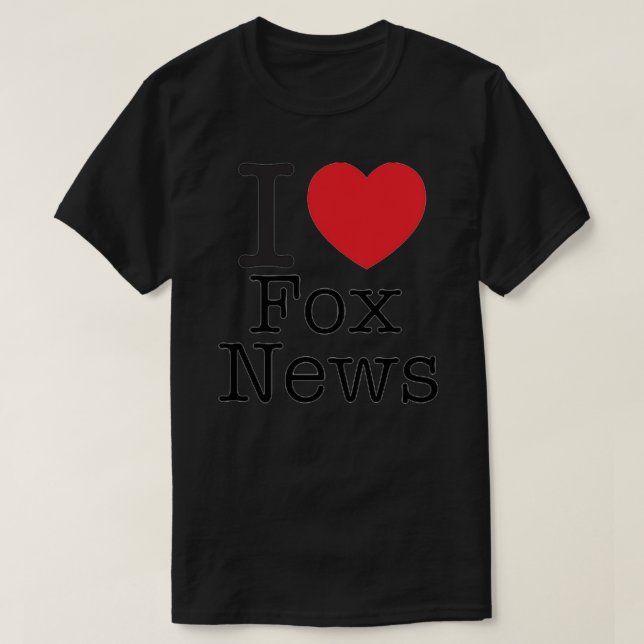 I LOVE Fox News Essential T-Shirt (Design framsida)