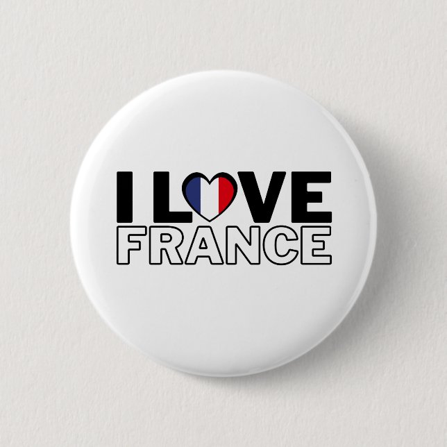 I LOVE FRANCE - For real French people! Knapp (Framsida)
