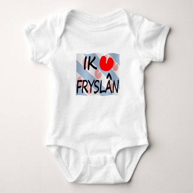 I love Friesland Tee Shirt (Framsida)