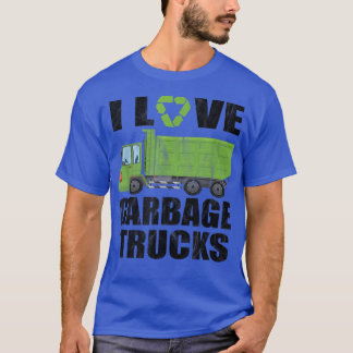 I Love Garbage Trucks 986 T Shirt