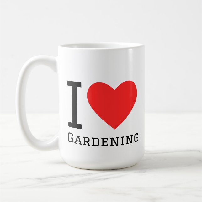 I love gardening kaffemugg (Vänster)