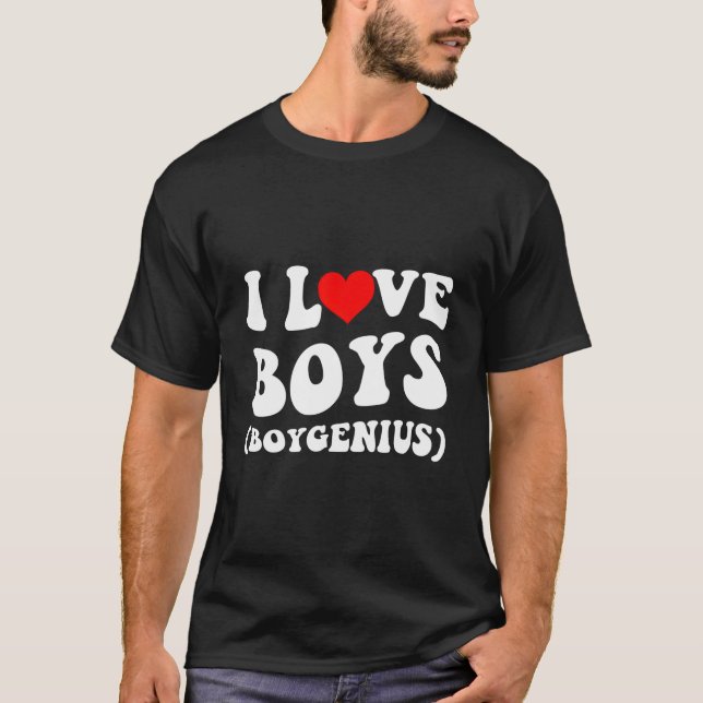 I Love Genius T Shirt (Framsida)