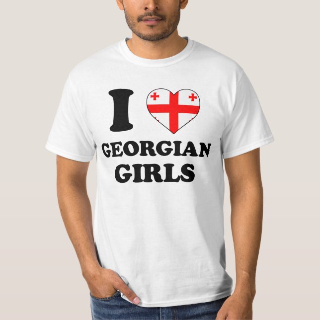 I love Georgian Girls Tröja (Framsida)