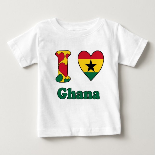 I love Ghana T Shirt (Framsida)