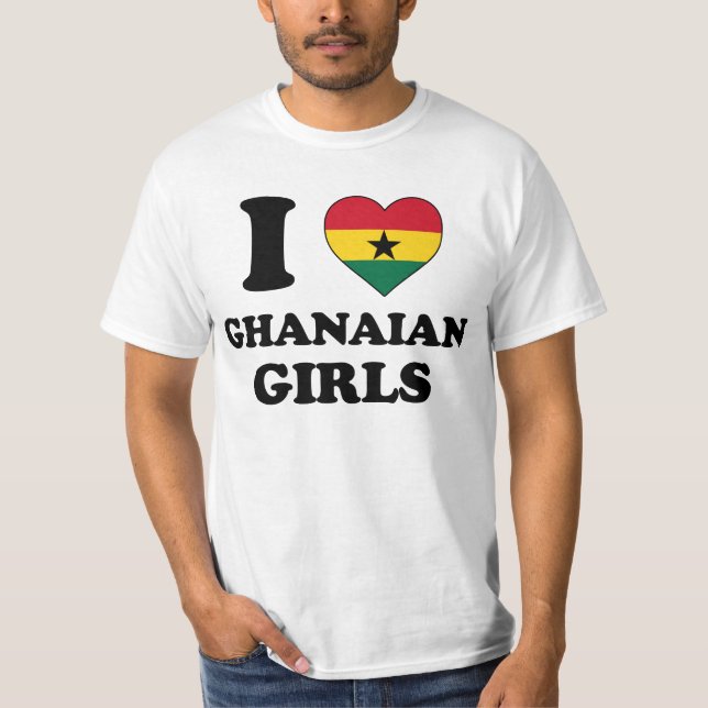 I love Ghanaian Girls Tee (Framsida)