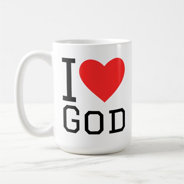 I love god kaffemugg (Vänster)