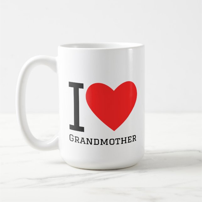 I love grandmother kaffemugg (Vänster)