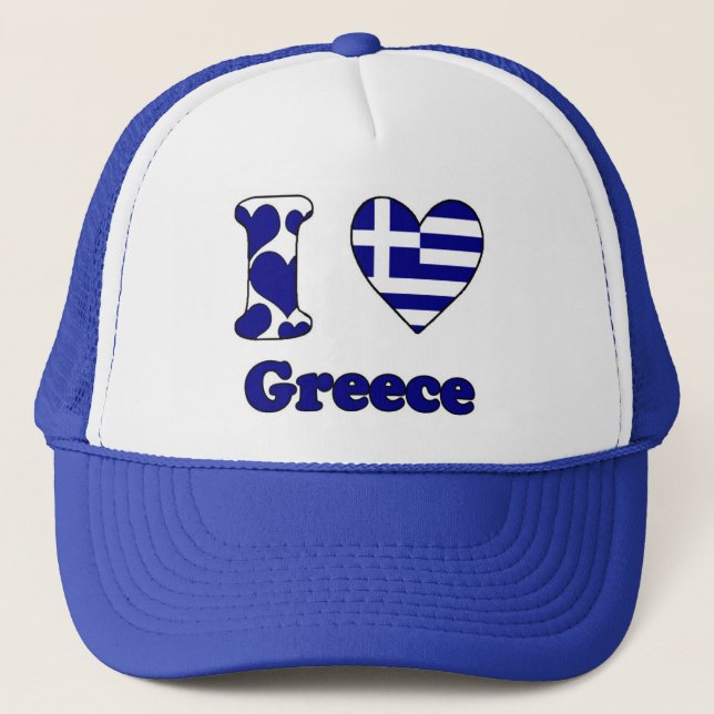 I love Greece Keps (Framsida)