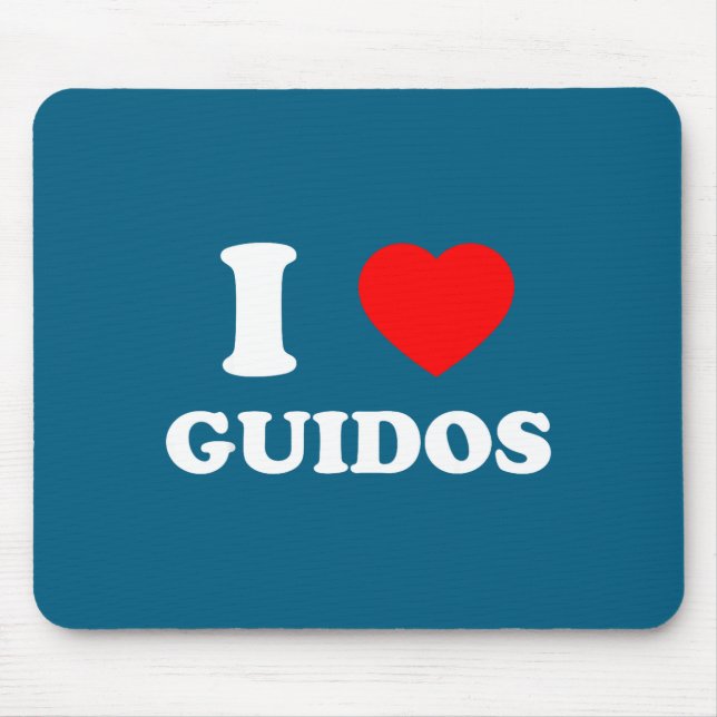 I Love Guidos Funny Italian American Quote  Musmatta (Framsidan)