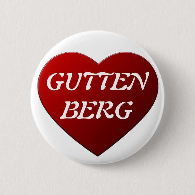 I LOVE GUTTENBERG KNAPP (Framsida)
