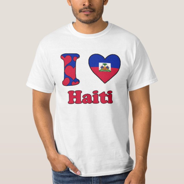 I love Haiti Tröja (Framsida)