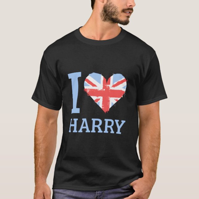 I Love Harry T Shirt (Framsida)