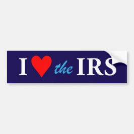 I Love Heart the IRS Bildekal