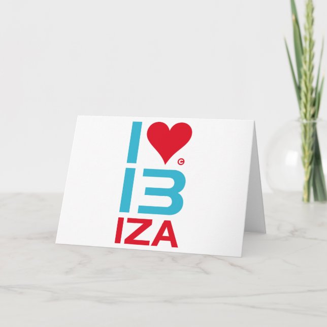 I LOVE IBIZA HELGKORT (Framsida)