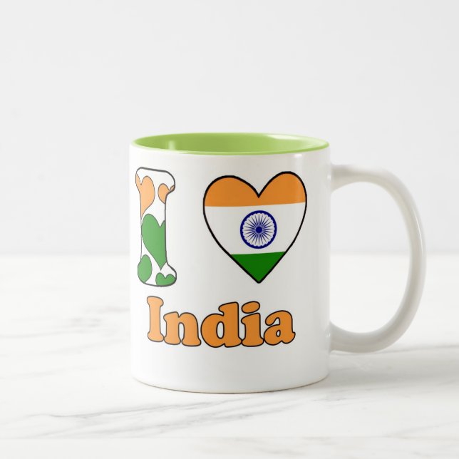 I love India Två-Tonad Mugg (Höger)