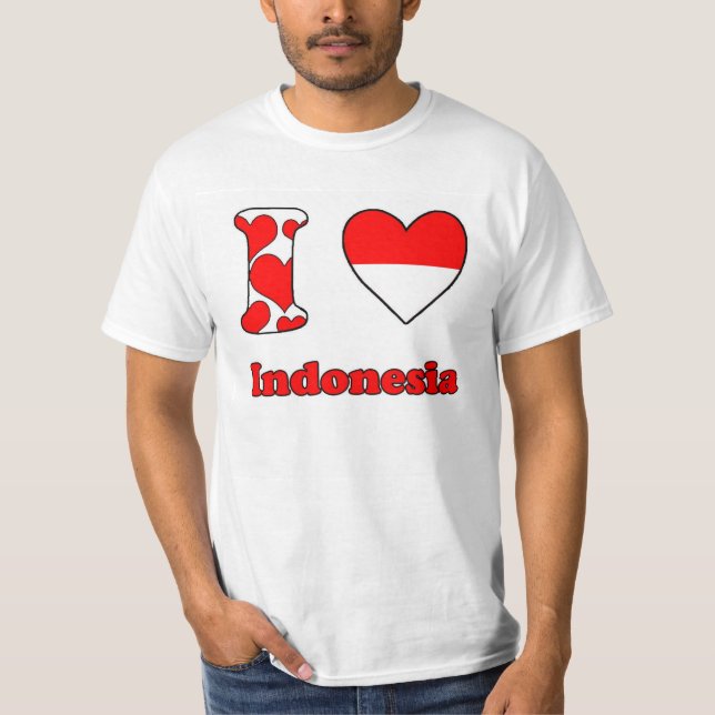 I love Indonesia Tröja (Framsida)