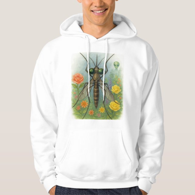 I love insects bugs aliens gardening wildflowers hoodie (Framsida)