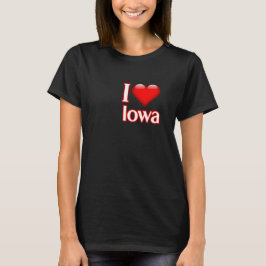 I Love Iowa T Shirt