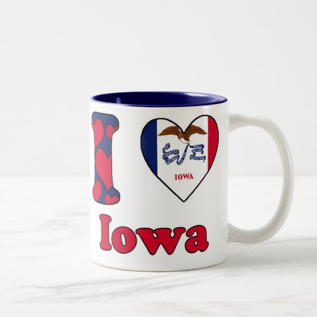 I love Iowa Två-Tonad Mugg (Höger)