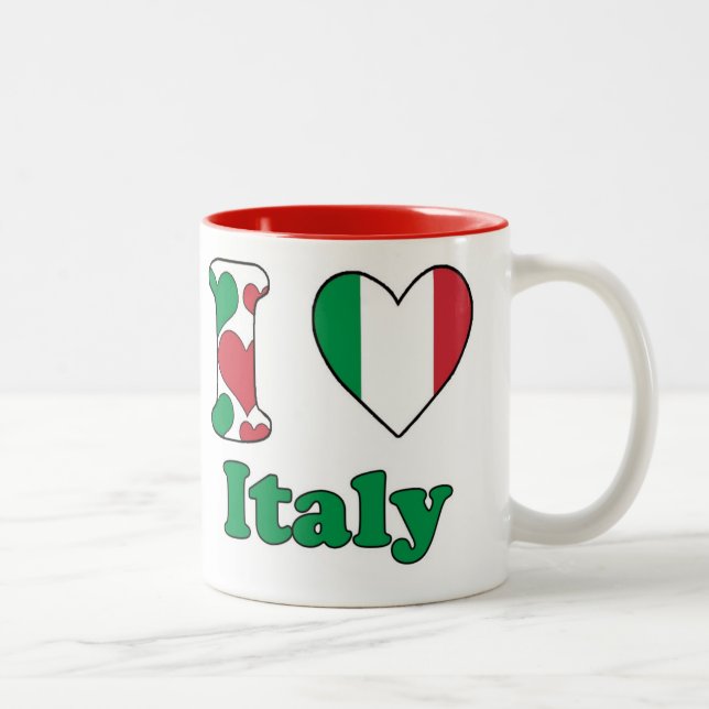 I love Italy Två-Tonad Mugg (Höger)