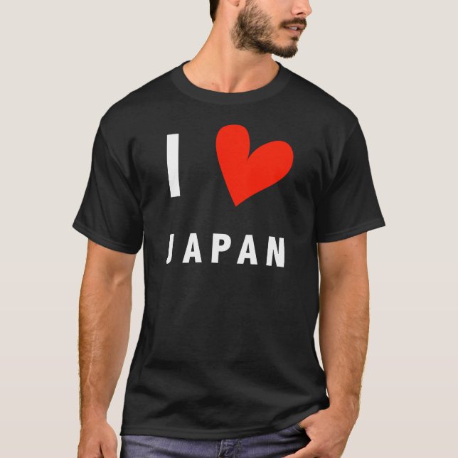 I LOVE JAPAN T-shirt (Framsida)
