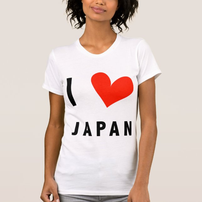 I LOVE JAPAN T-Shirt (Framsida)