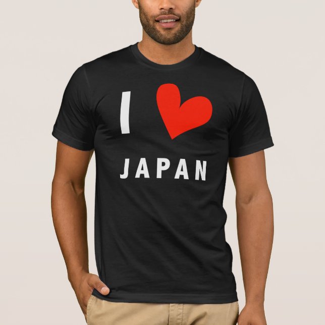 I LOVE JAPAN T-shirt (Framsida)