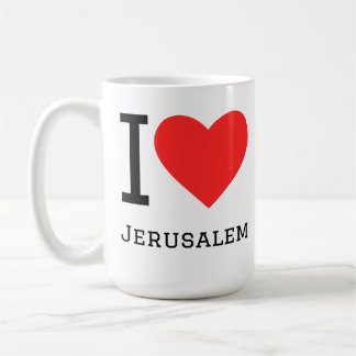 I love Jerusalem  Kaffemugg