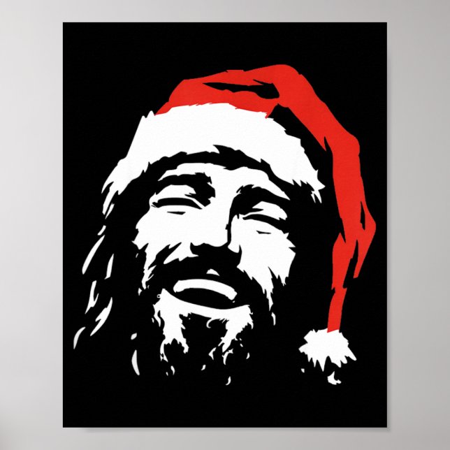 I Love Jesus Christmas Green  Poster (Framsidan)