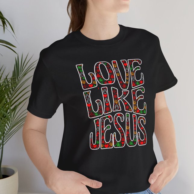 I love Jesus  christmas  T Shirt (Skapare uppladdad)