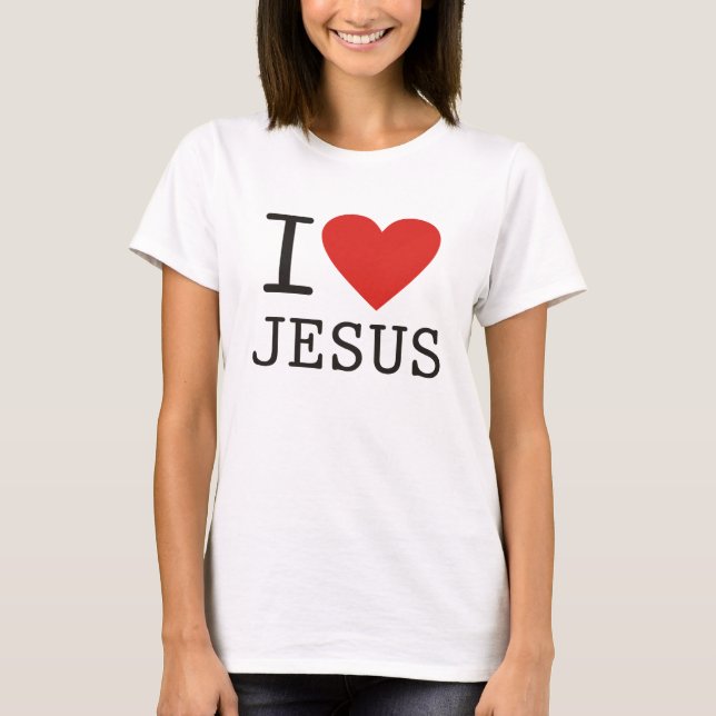 I Love Jesus T-shirt (Framsida)