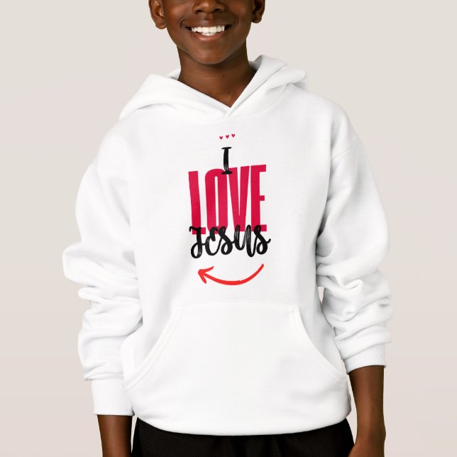 I Love Jesus T Shirt (Framsida)