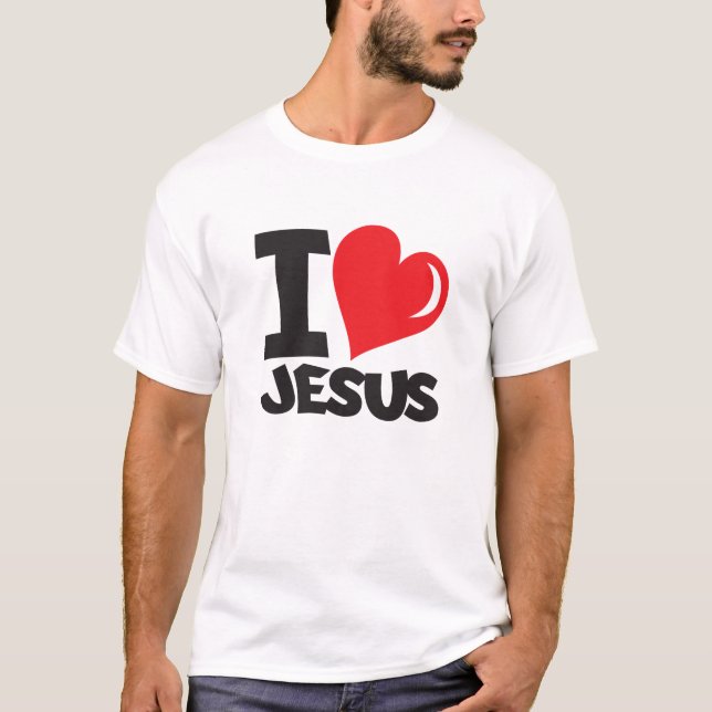 i love jesus tee (Framsida)