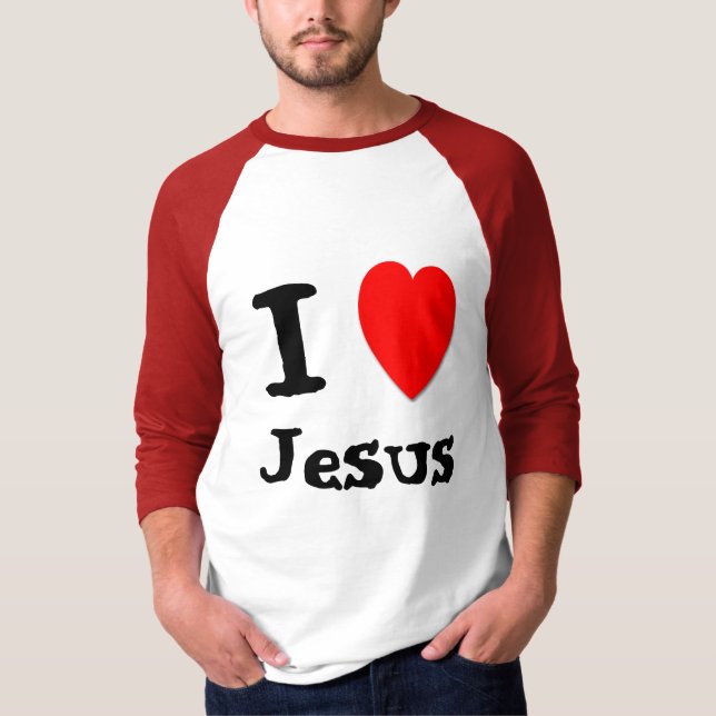 I Love Jesus Tee Shirt (Framsida)