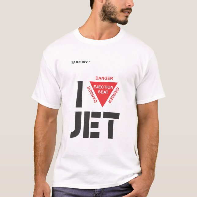 I love Jet Tee Shirt (Framsida)