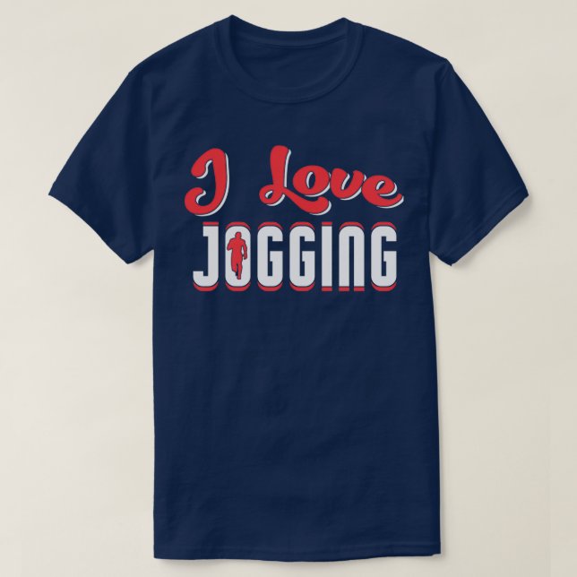 I love jogging 1 t shirt (Design framsida)