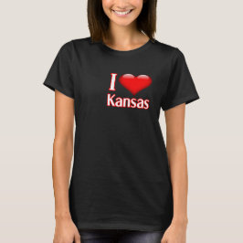 I Love Kansas T Shirt