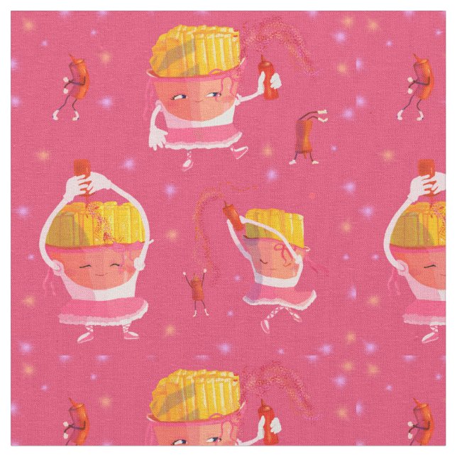 I love ketchup tyg (Närbild)