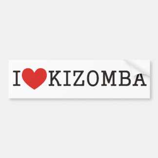 I love Kizomba Bildekal