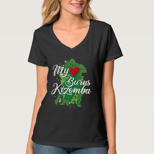 I love Kizomba Latin America Bachata dance lessons T Shirt (Framsida)