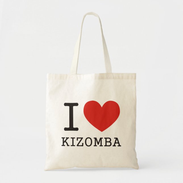 I love Kizomba Tygkasse (Framsidan)