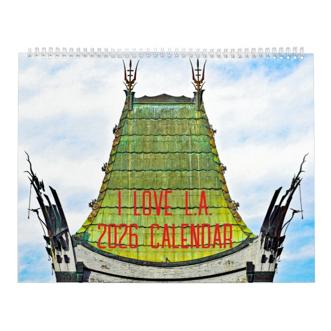 I LOVE L.A. 2026 Calendar Kalender (Omslag)