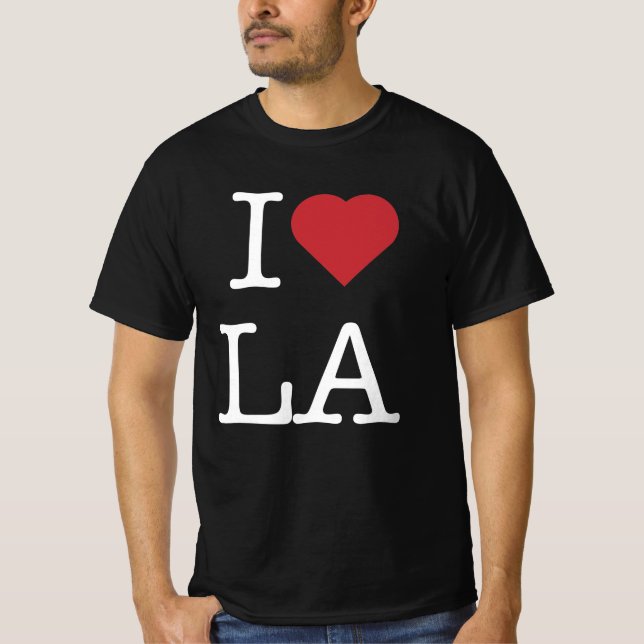 I love LA (Los Angeles) T Shirt (Framsida)
