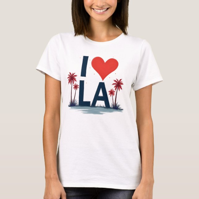 I love LA T Shirt (Framsida)