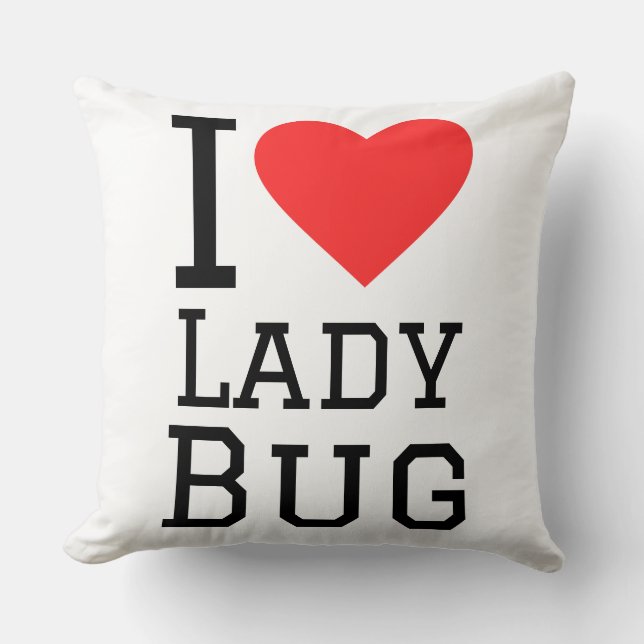 I love lady bug kudde (Framsida)