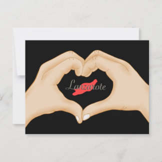 I love Lanzarote Postcard Vykort