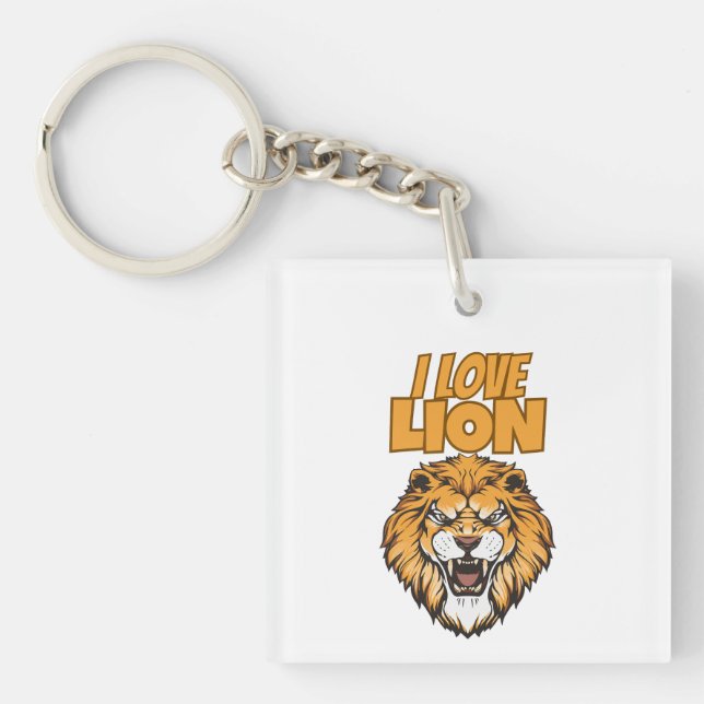 I Love Lion for Animal Lover and Wildlife Fan (Framsidan)