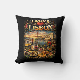 I Love Lisbon Kudde